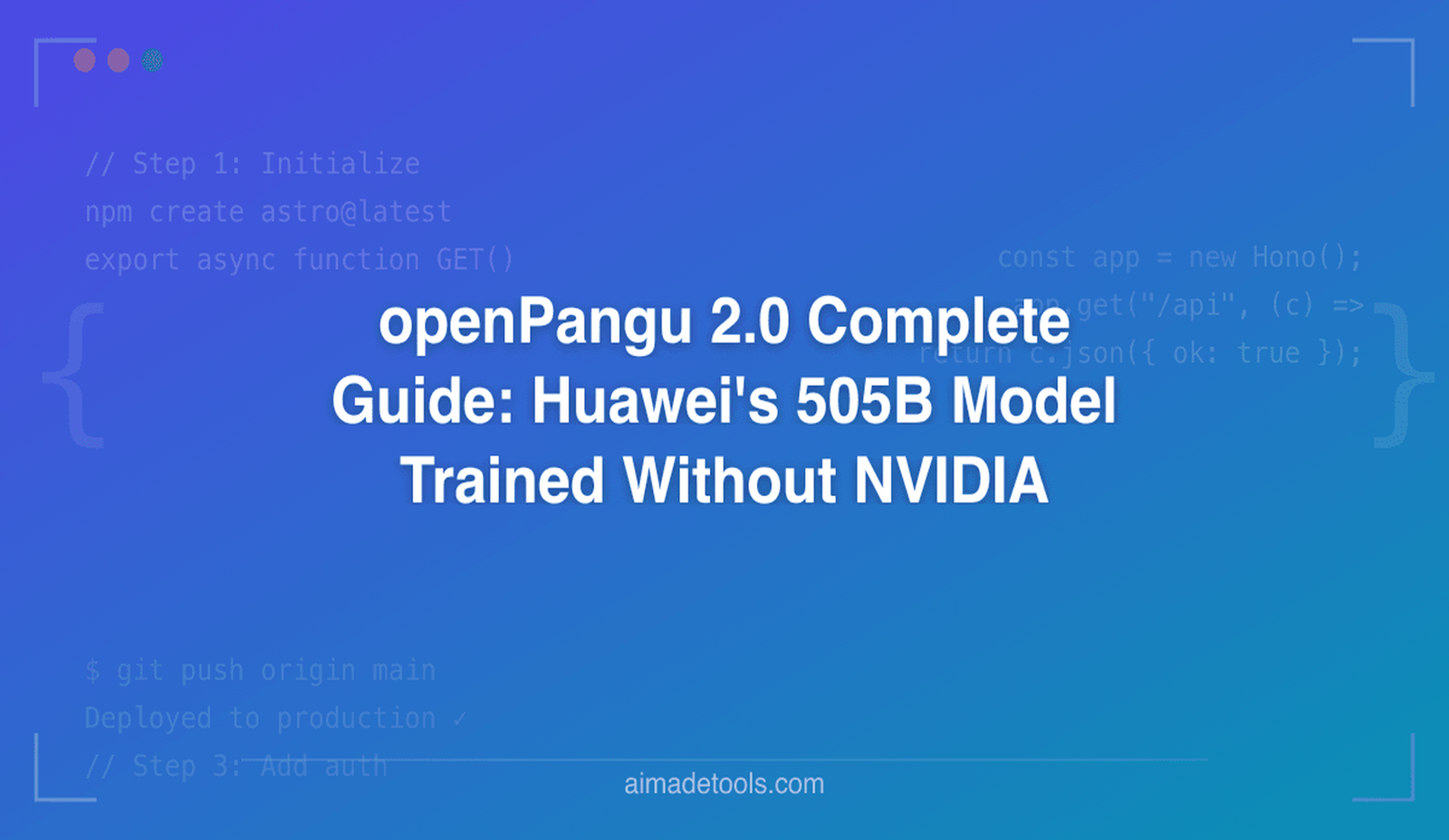 Huawei openPangu 2.0 Pro modello AI 505 miliardi parametri su chip Ascend