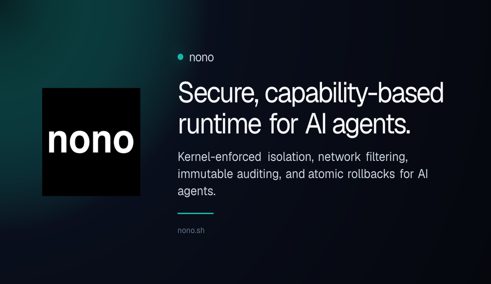 Nono: Il Primo Sandbox Open-Source a Livello Kernel per Agenti AI